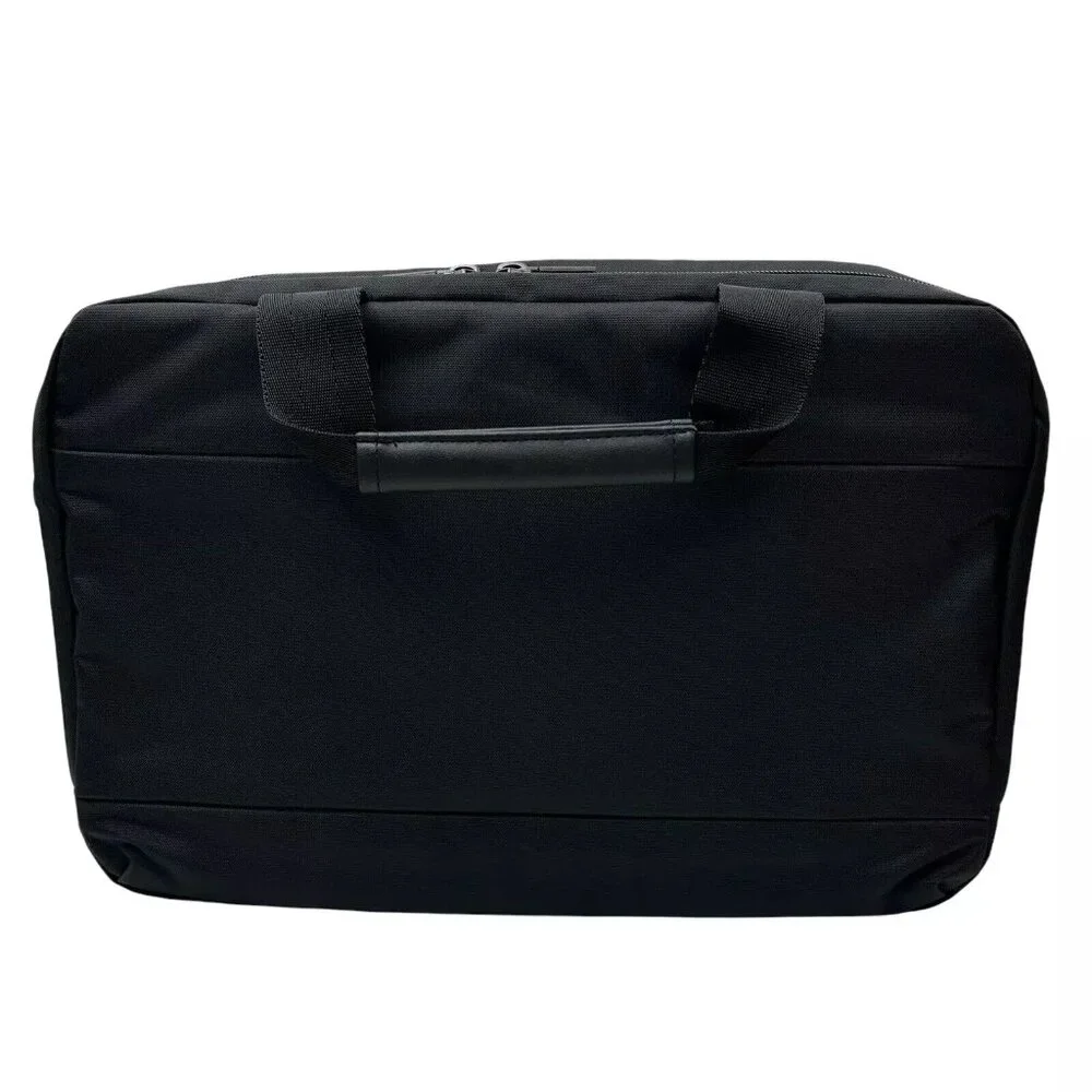 WENGER 14in Laptop Briefcase with Tablet Pocket Black Padded Interior Adjustable